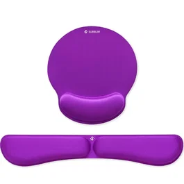Subblim Pack Ergo MemoryFlex Púrpura (Alfombrilla y Reposamuñecas)